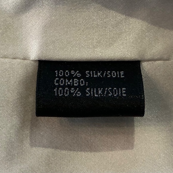 Lafayette 148 Sz 16 Silk Top Colorful Artsy Mesh Overlay Coquette Fairy Slimming - Picture 8 of 9